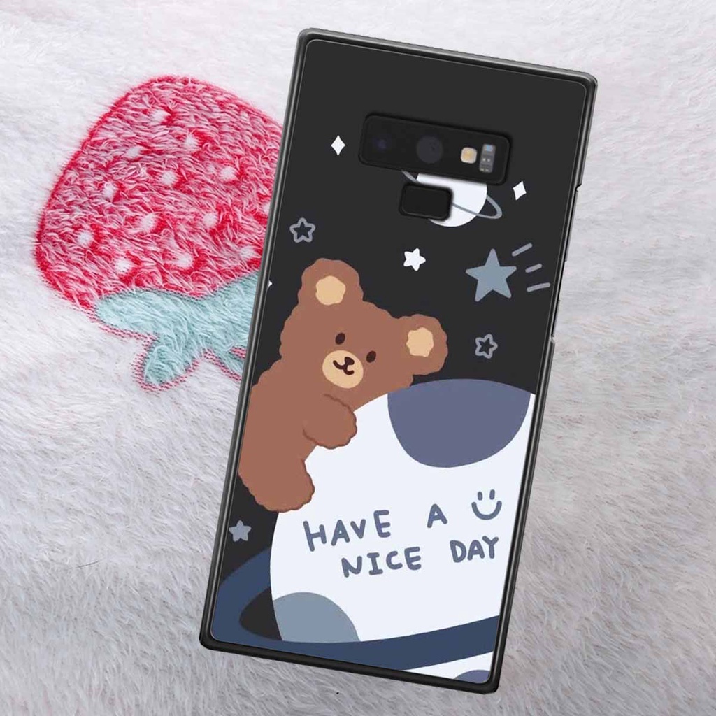 Ốp Samsung Note 9 in hình vũ trụ, phi hành gia bầu trời cute dễ thương
