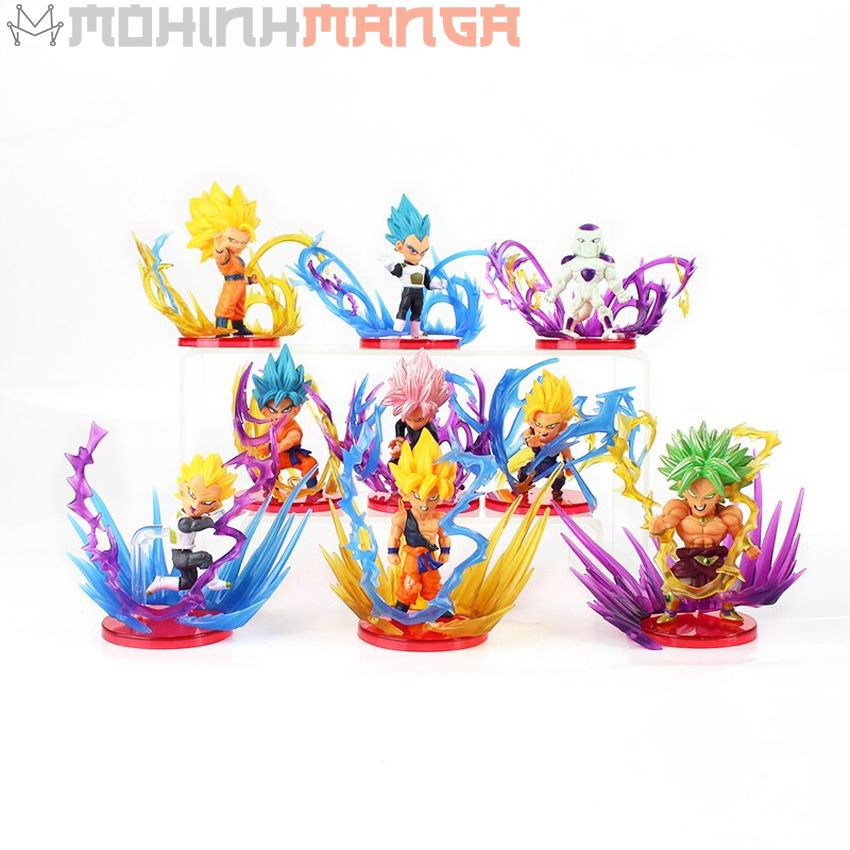 [CÓ QUÀ] Mô hình Dragon Ball Chibi Bảy Viên Ngọc Rồng Son Goku Broly Gohan Frieza Vegeta SuperSaiyan Black Goku SSJ SSJ3
