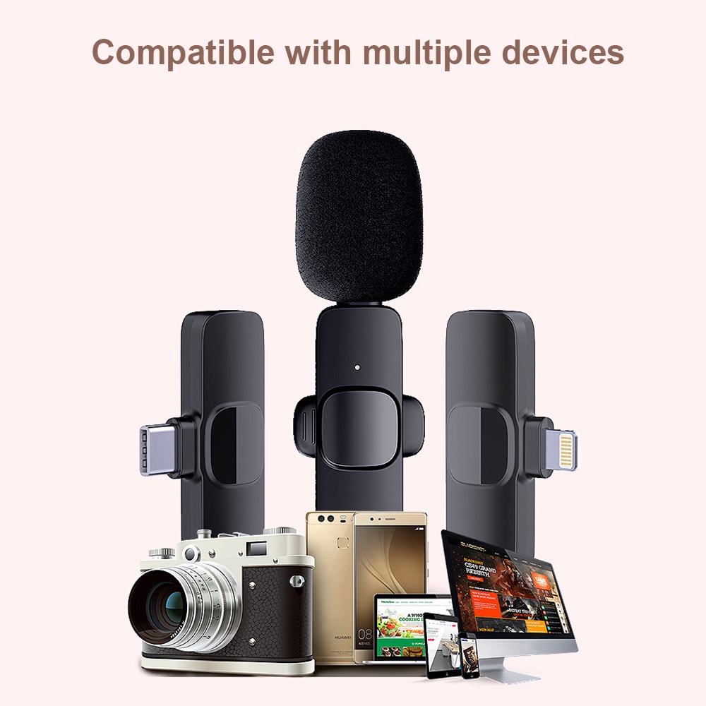 Micro không dây mini kết nối trực tiếp với điện thoại tiện dụng