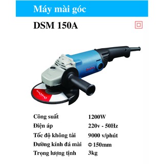 ✨HÀNG NỘI ĐỊA✨MÁY MÀI GÓC DSM 150A DONGCHENG 1200W - CHÍNH HÃNG DONGCHENG