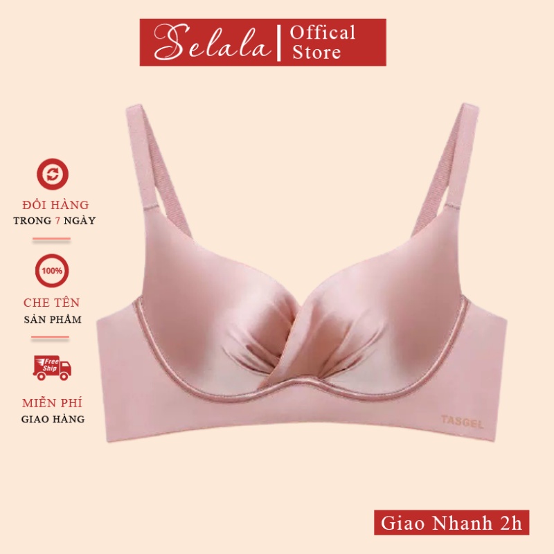 Áo Lót Nữ Selala Đệm Vừa 2cm Chất Lụa Siêu Sang Chảnh Nâng Ngực Mềm Mại AV29