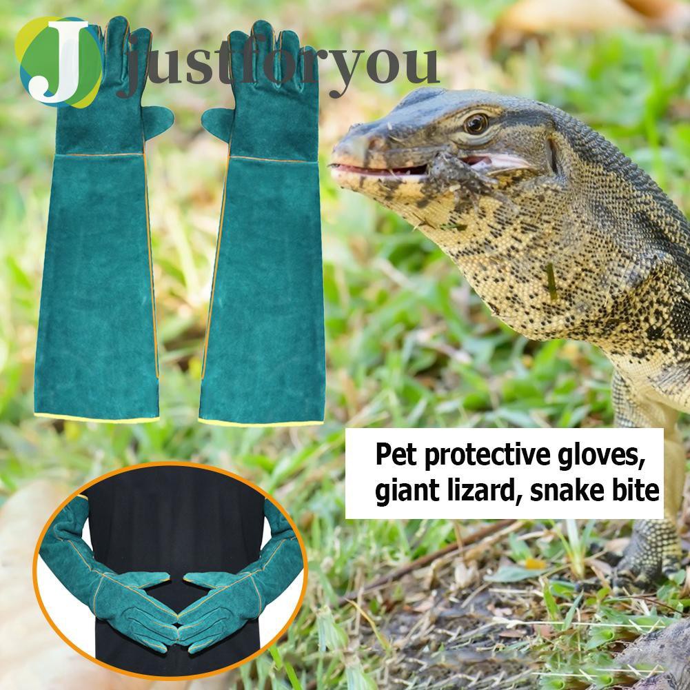 Justforyou 1 Pair Anti-bite Gloves for Catch Dog Cat Pet Grasping Protective Gloves