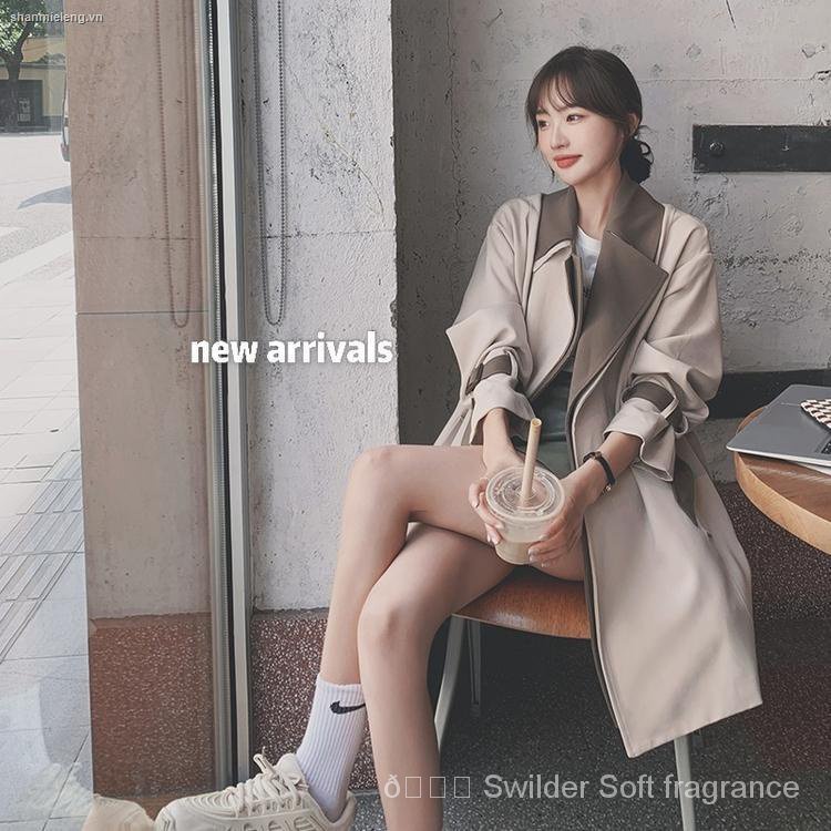 Áo khoác gió dáng rộng thời trang xuân thu phong cách Hàn Quốc mới 2021 8UJI | BigBuy360 - bigbuy360.vn