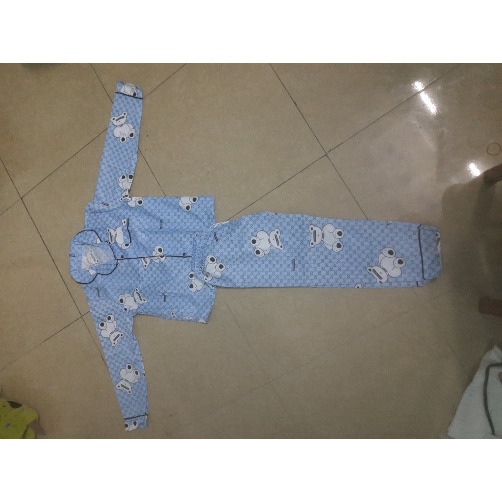 Bộ pijama tay dài quần dài hoạ tiết  vải kate thái mặc nhà siêu đẹp- Đồ ngủ nữ dài tay sau sinh