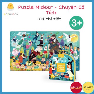 💝Tranh Ghép Hình💝 Puzzle Mideer Chủ Đề Câu Truyện Cổ Tích 104 Chi Tiết