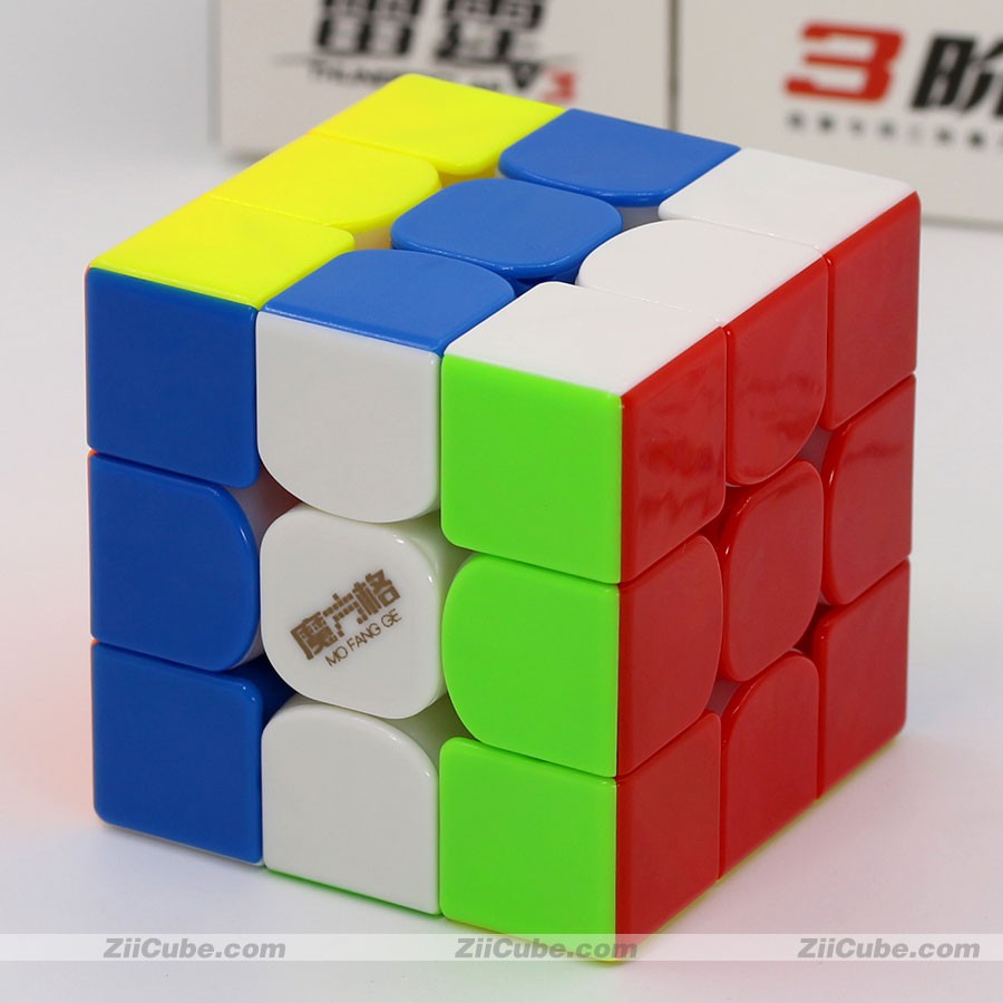 Rubik 3x3 Nam Châm QiYi Thunderclap V3 M Rubik 3 Tầng - Rubik Qiyi Stickerless