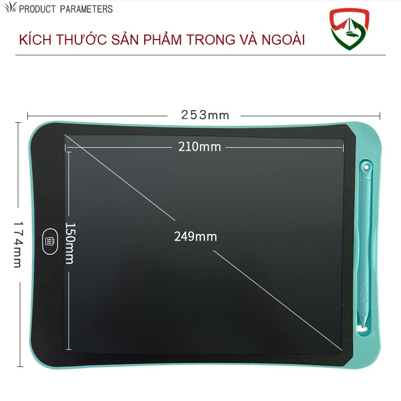 Bảng viết tự xoá thông minh cho bé Bảng vẽ điện tử lcd thông minh cao cấp ✅