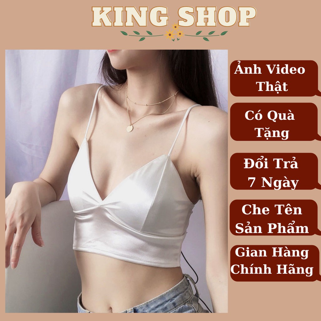 Áo Bra Satin - Áo Ngực Không Gọng - Satin Nữ Bản To B264
