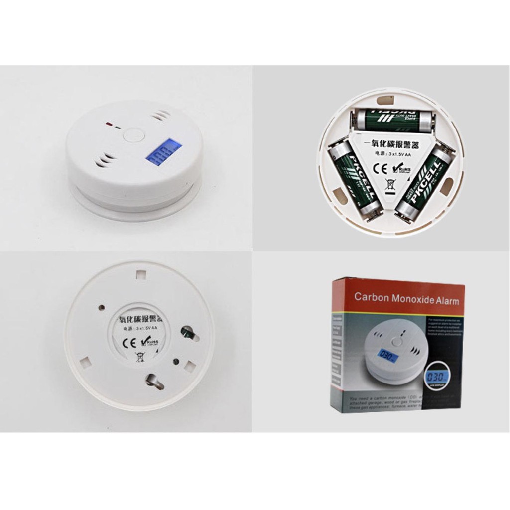 Máy phát hiện khí độc rò rỉ LANBK - Carbon Monoxide Alarm (chứng chỉ CE FCC)