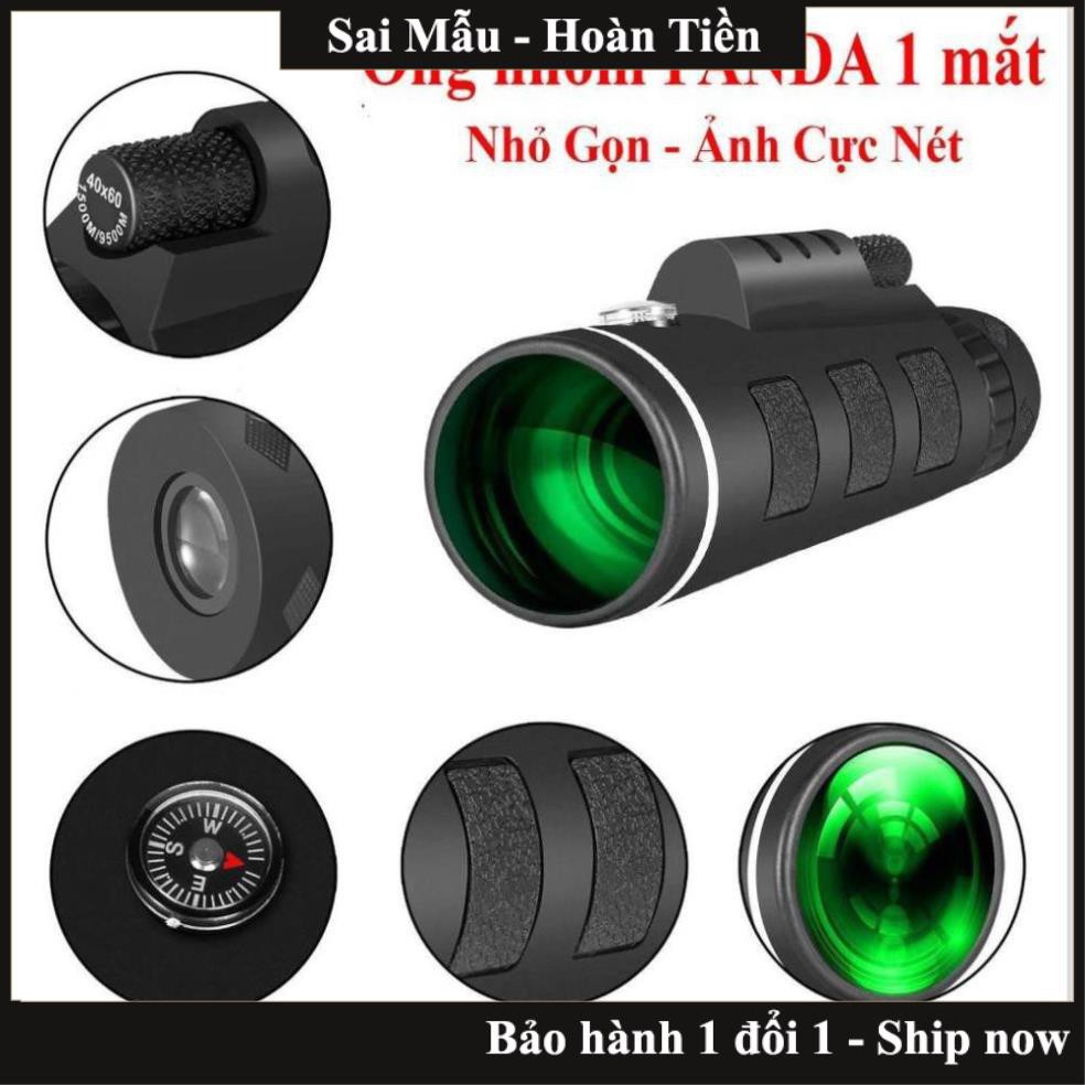 Ống Nhòm Xuyên Kính gắn Điện Thoại PANDA/MONOCULAR 1 Mắt siêu nét