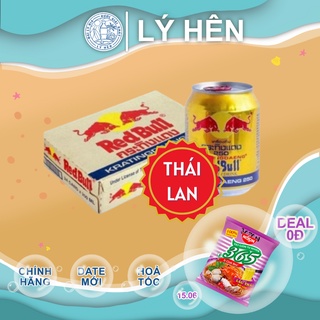 Thùng 24 Lon Red Bull Energy Drink Loại Nhập Thái Lan Nước Tăng Lực Bò