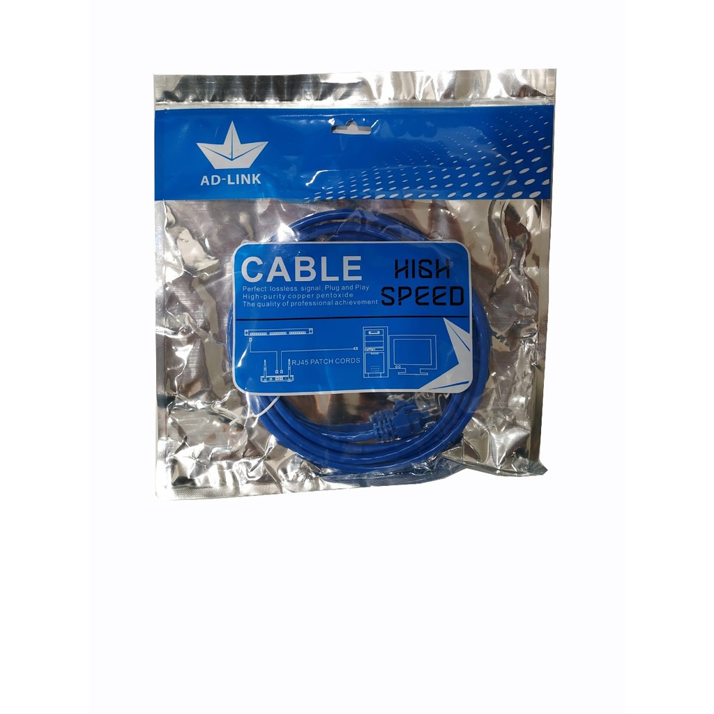 CÁP UTP CAT 6 AD-LINK 1M-10M (XANH) 6001B,6002B,6003B,S6010B