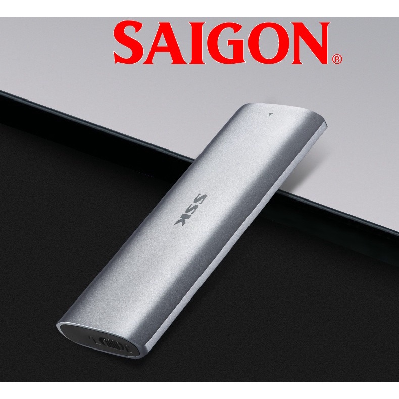 Box chuyển đổi SSD M2 sata sang usb 3.0 – SSK C323