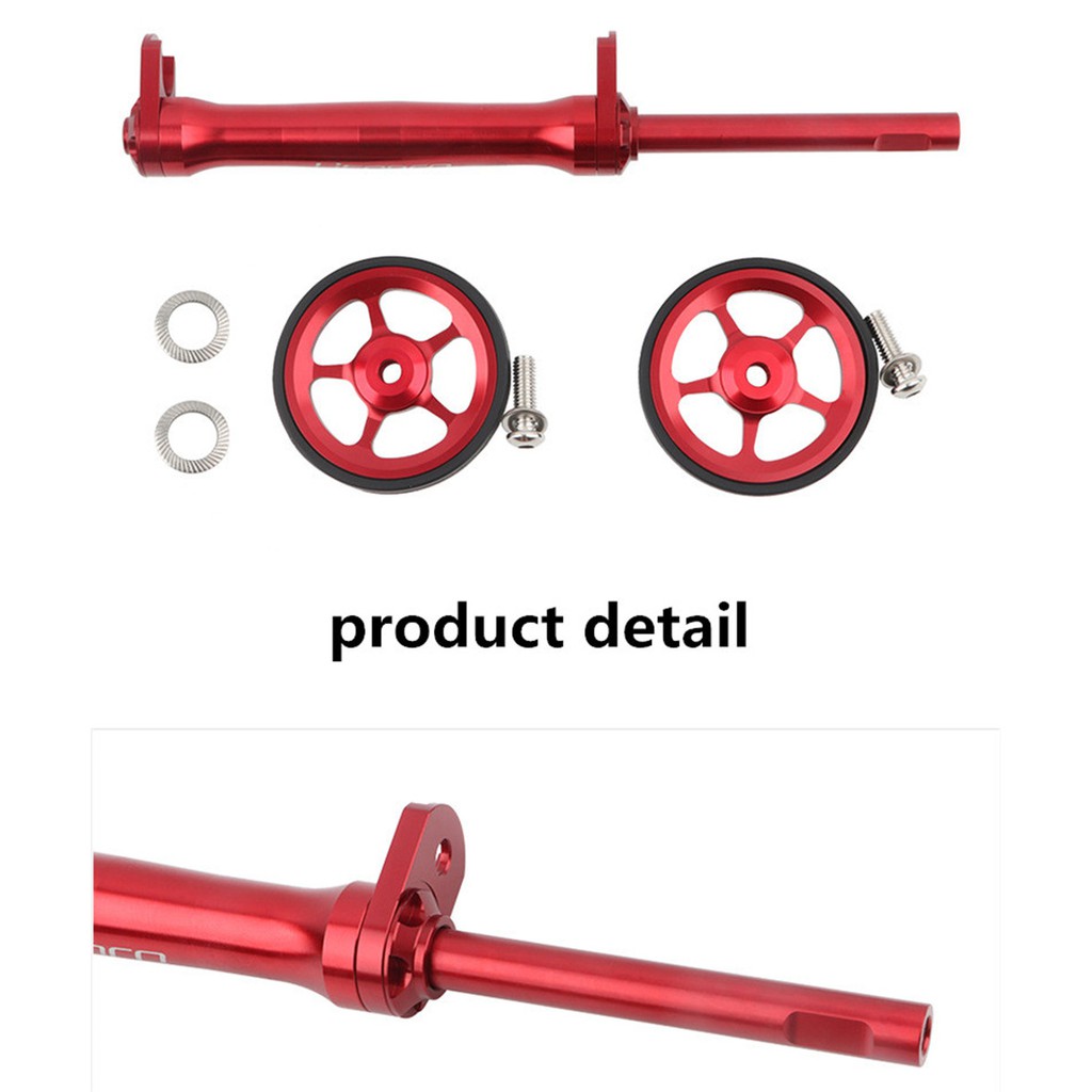 Thanh Nối Dài Bánh Xe Đạp Bằng Hợp Kim Nhôm Có Thể Gấp Gọn Tiện Dụng Cho Xe Đạp Brompton