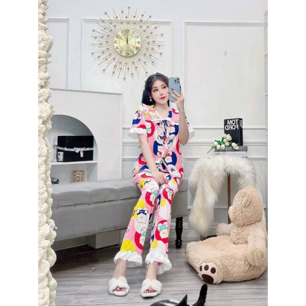 ĐỒ BỘ NỮ TIỂU THƯ KIỂU MỚI DIỆN TẾT QUẦN DÀI XINH