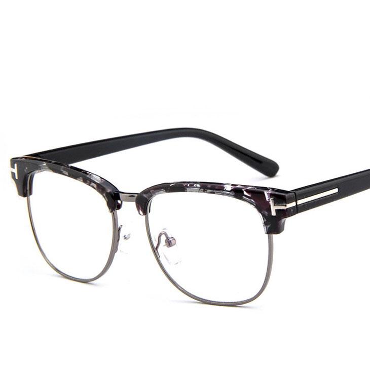 Clear Glasses Vintage Frames Men  1 pcs Optical Square