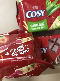 (Mẫu Mới) Bánh Quế CoSy Đủ Vị 135gr