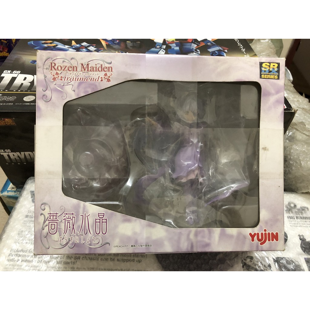 Mô hình chính hãng Yujin Rozen Maiden Traumend SR Series DX Barasuishou Rose Crystal. Hàng new seal.