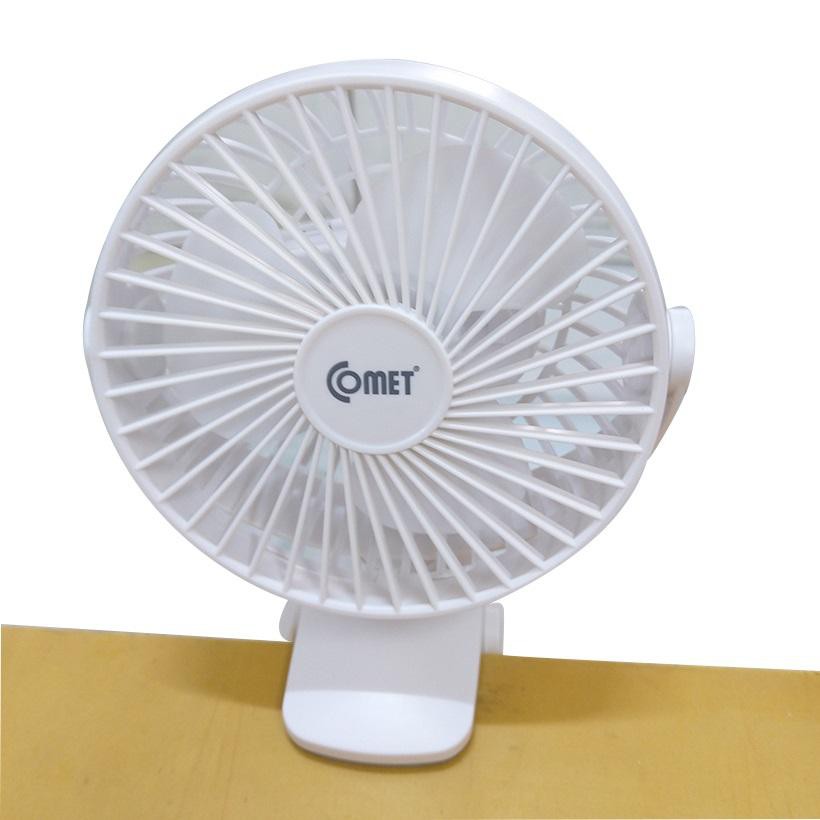 Quạt sạc kẹp bàn comet CRF0705 cao cấp chính hãng bảo hành 12 tháng