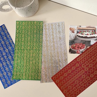 Sticker dây lấp lánh trang trí sổ tay, toploader