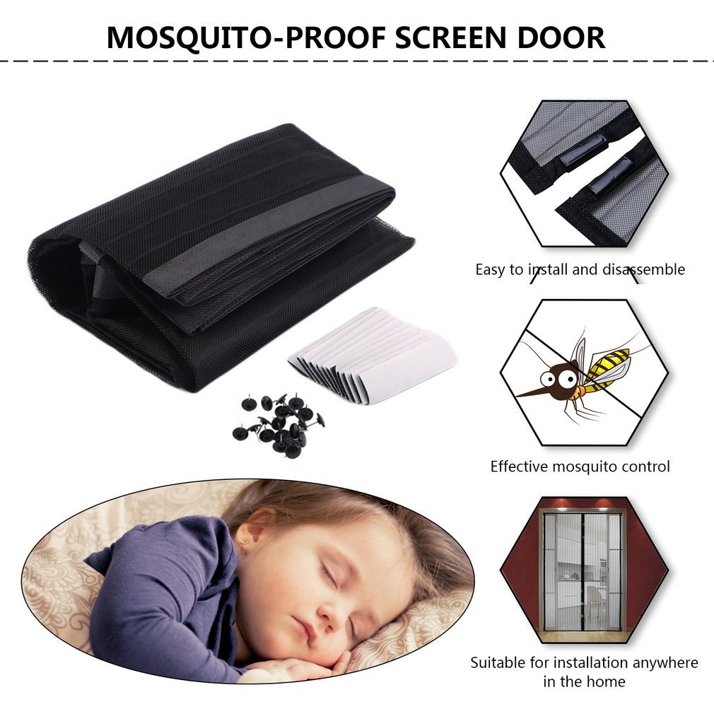 Rèm lưới chống muỗi nam châm dán tự động rèm chống muỗi cửa sổ màn chống muỗi Pabaro | BigBuy360 - bigbuy360.vn