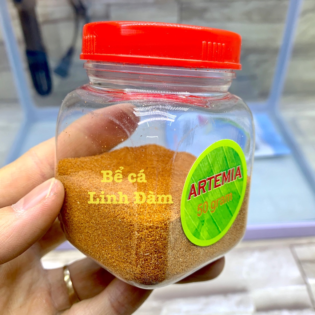 Thức ăn cá Artemia sấy khô hộp 50gr - Thức ăn cho tất cả các loại cá nhỏ