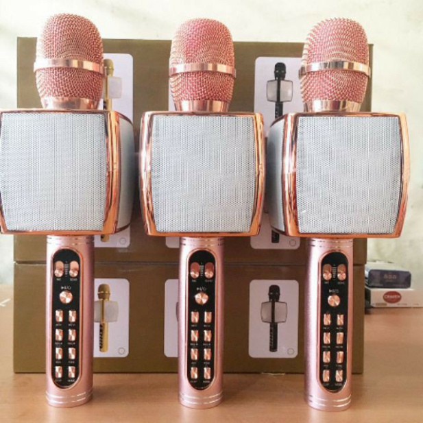 Mic hát karaoke bluetooth SD08 (Mic SD08-Sd10-SD17-SD18-YS90-YS91-YS92-YS93-YS95-L698) 3 in 1 loa to Mic Bass cực chuẩn