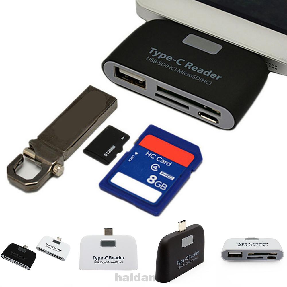 Đầu Đọc Thẻ Otg 3 Trong 1 Cổng Usb 3.1 Đa Năng Cho Điện Thoại Macbook | BigBuy360 - bigbuy360.vn