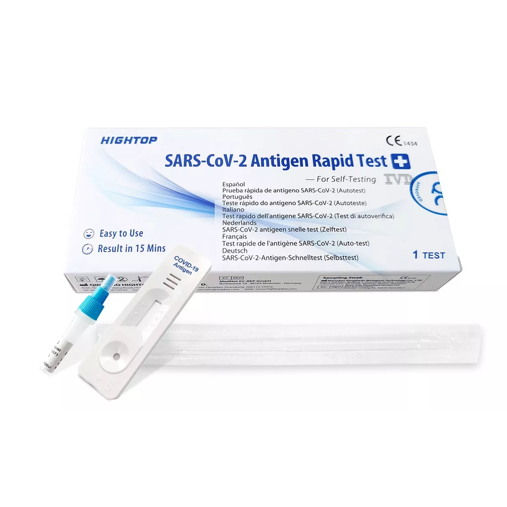 Bộ kit test Hightop test mũi nông covit