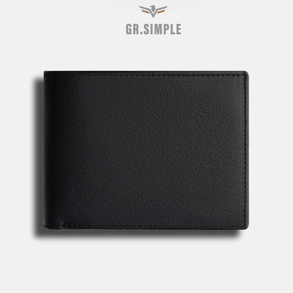 Ví da Bò nam 100% da thật cao cấp Tặng full hộp làm quà tặng bảo hành 24 tháng Grayhomme ( GRSIMPLE V001)