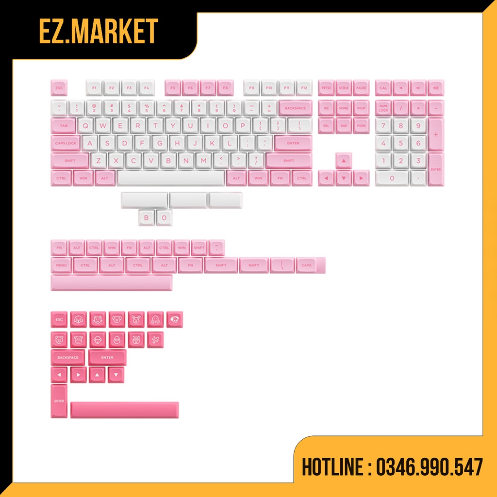 Keycap Akko set - Prunus Lannesiana