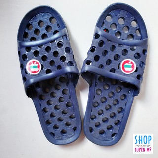 Dép lỗ - Dép mang nhà tắm chống trơn trượt - màu xanh đen (size 43)