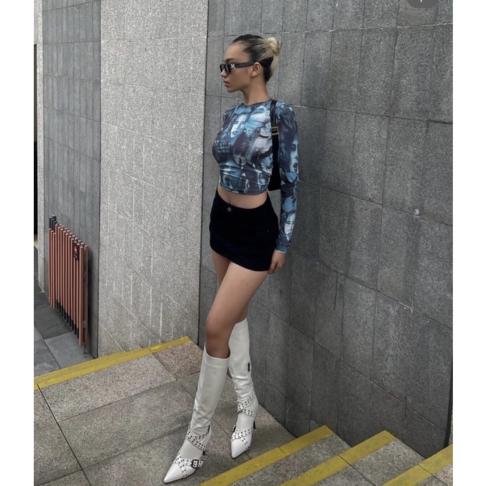 Váy Jeans Short Cut Cực Chất