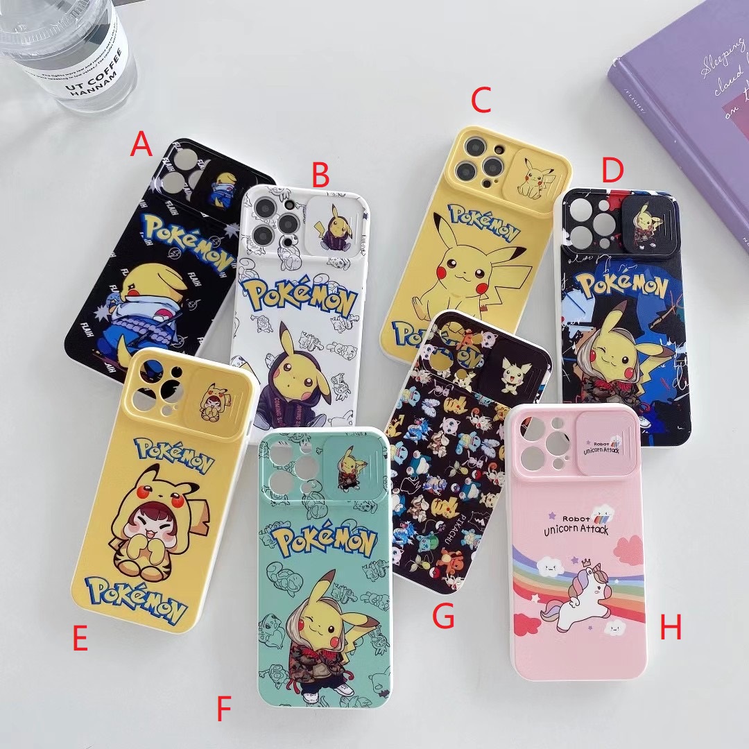 Ốp Lưng Phong Cách Phim Pokemon Cao Cấp Cho Iphone 11 Pro Max Xs Max X Xr 8 Plus 7 Plus 6 6s Plus 12 Mini Pro Max