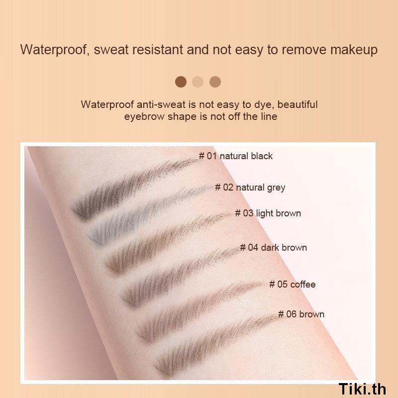 💌Bút Chì Kẻ Lông Mày Siêu Mịn Trang Điểm Tự Nhiên Lâu Trôi Chống Thấm Nước Có 5 Màu Để Chọn Lựa
