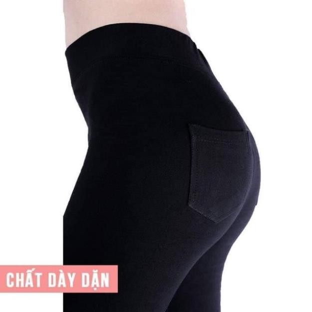 [BigSale]  Quần legging hai túi mông form chuẩn