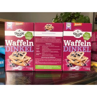 Bột làm bánh waffle plan hữu cơ Bauckhof (200g)