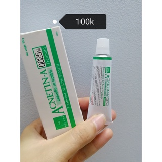 Kem chấm giảm mụn Acnetine A Retinol hỗ trợ giảm mụn