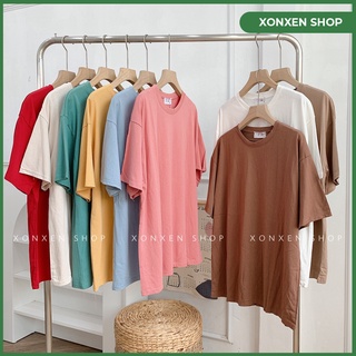Áo thun trơn form rộng áo phông nữ xonxen shop quy nhơn freesize mã 3001