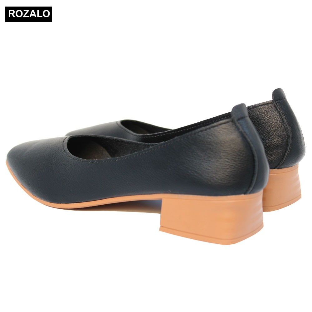 Giày búp bê nữ da mềm mũi vuông Rozalo R5651 | BigBuy360 - bigbuy360.vn
