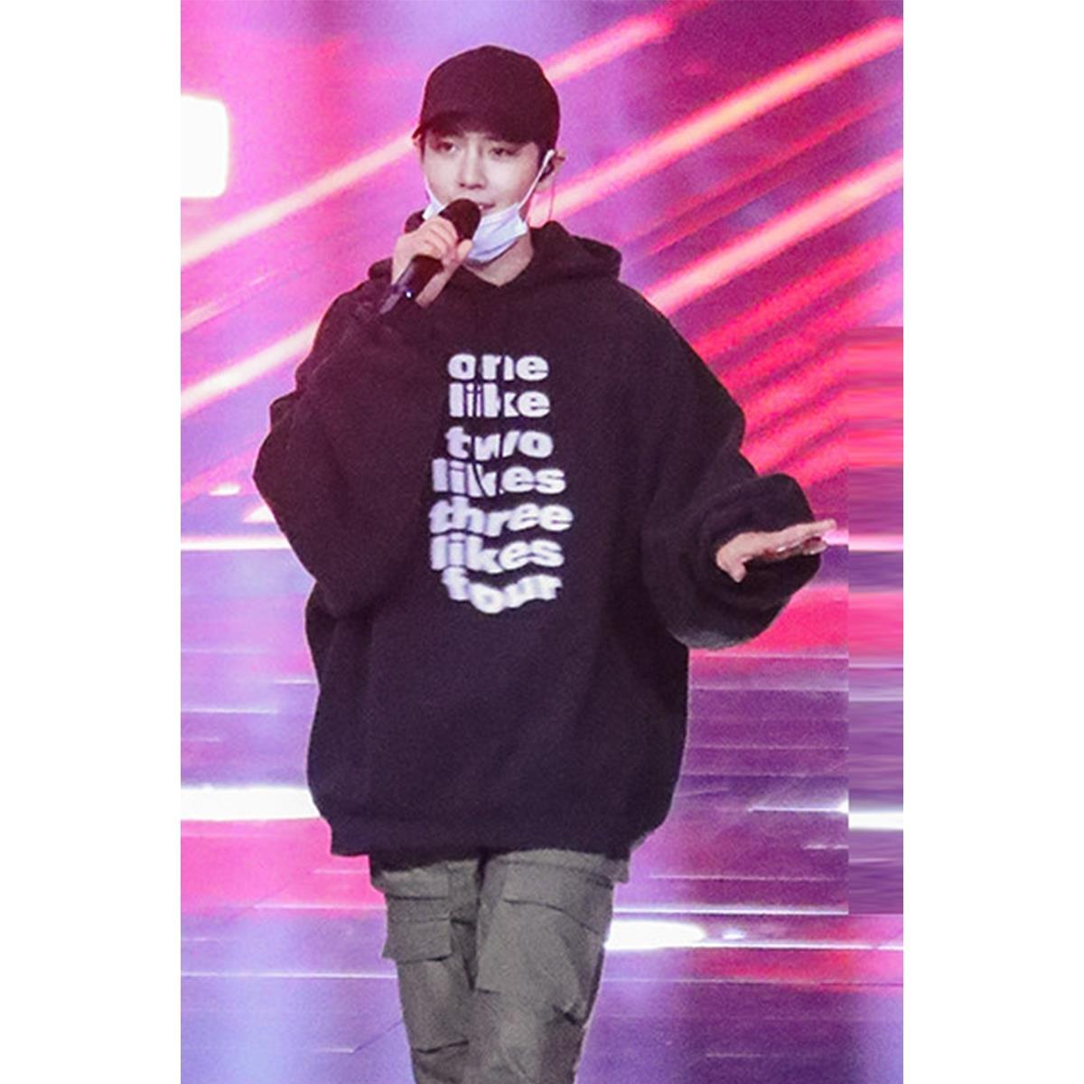 Áo Hoodie Dáng Rộng Phong Cách Hiphop One Year 2021