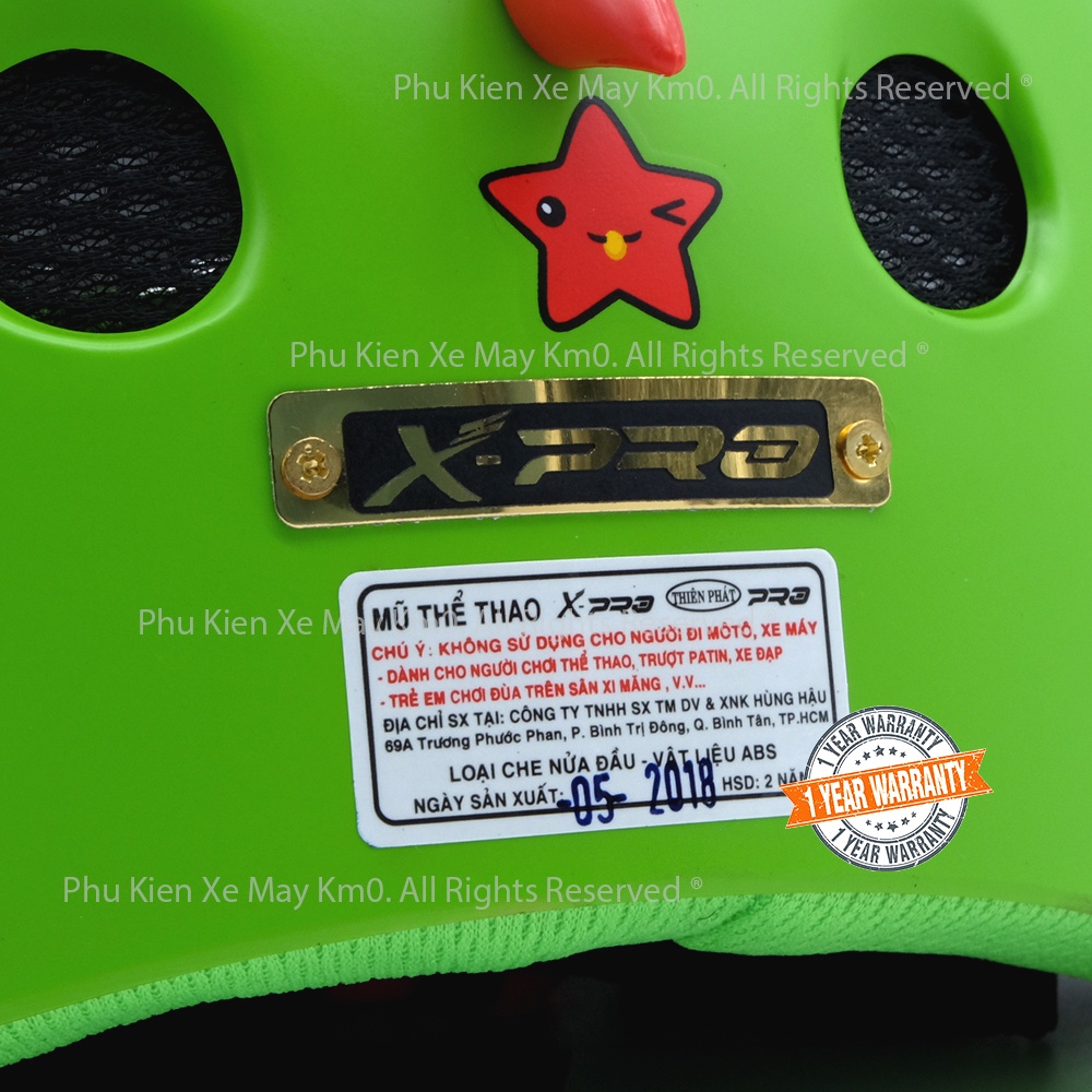 Mũ Thể Thao X Pro X100 Hình Thú