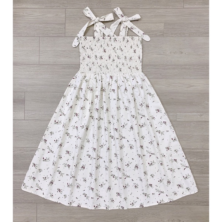 Váy Maxi 2 dây bé gái cao cấp