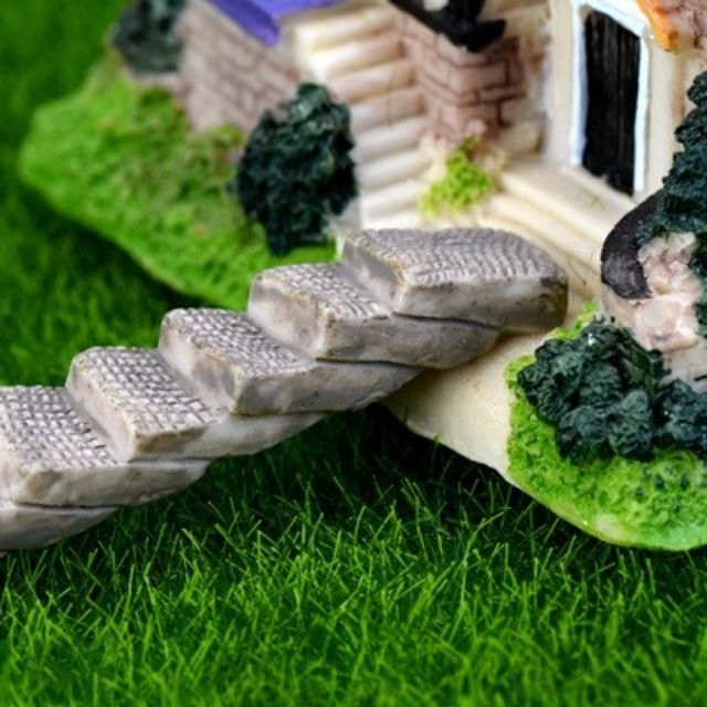 Cầu Thang Đá Tầng Phụ Kiện Trang Trí Tiểu Cảnh