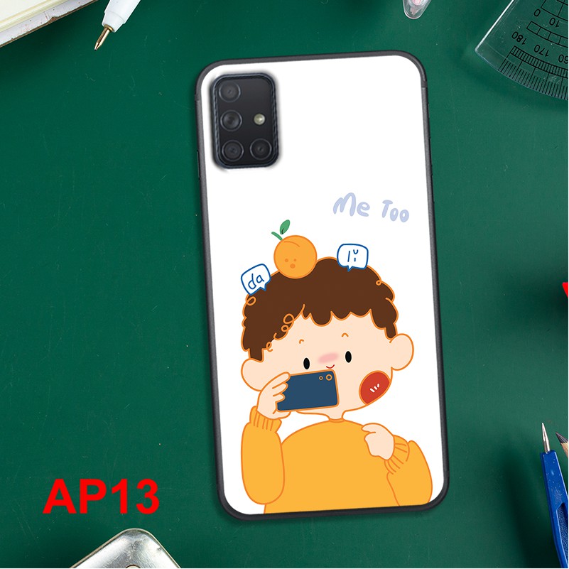 ỐP LƯNG SAMSUNG A31-SAMSUNG A51 -SAMSUNG A71 IN HÌNH CÔ-CẬU BÉ CUTE ĐÁNG YÊU
