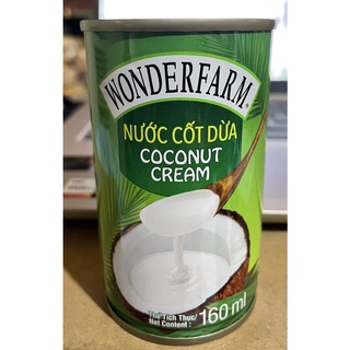 Nước cốt dừa Wonderfarm lon 160ml