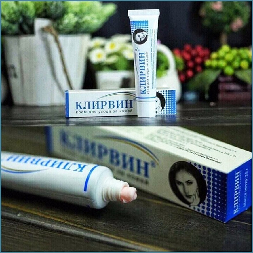 Kem Mờ Sẹo KLIRVIN Nga 25g | giảm sẹo lồi, lõm, sẹo thâm, do mụn | BigBuy360 - bigbuy360.vn