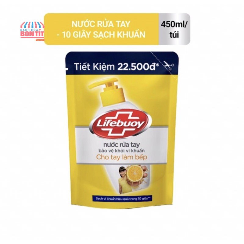Nước rửa tay Lifebouy túi 400g