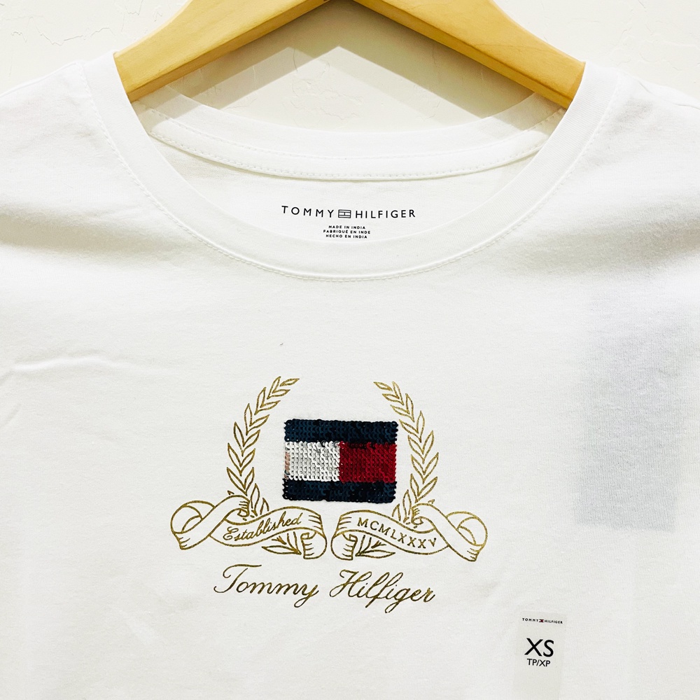 Áo thun nữ Tommy Hilfiger Essential Wreath Logo T-Shirt - NHIỀU MÀU