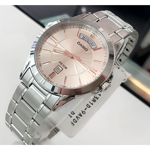 Đồng hồ nam casio thanh lịch , chính hãng fullbox MTP-1381